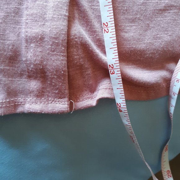 Candie's Rose Pink Quarter Sleeve Button Down Top - Picture 9 of 10